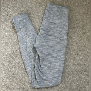 Lululemon Gray Heathered 7/8 Leggings